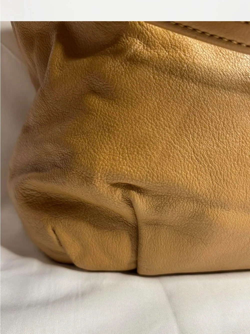 Coach Cognac Leather Top-Handle Tote